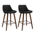 2x Bentwood Leg Bar Stool Set Kitchen High Chair Seating Home Office Cafe